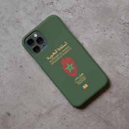 Einzigartiger Reisepass für Marokko Print Souvenir Case-Mate iPhone 14 Hülle
