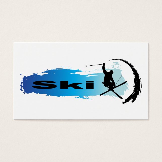Einzigartiger Ski (Vorderseite)