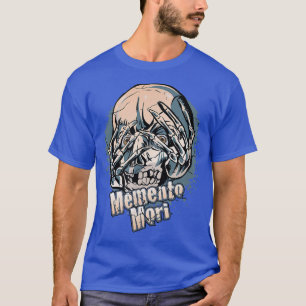 Einzigartiger Skull mit Skeleton Händen über Face T-Shirt