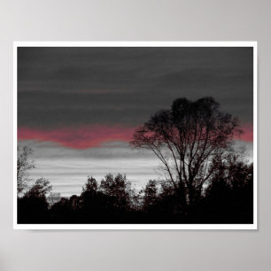 Einzigartiger Sonnenuntergang Poster