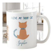 Einzigartiger Spaß Liebe Meine Tabby-Katze Tasse