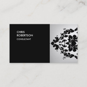 Einzigartiger spezieller Blumendamast modisch Visitenkarte