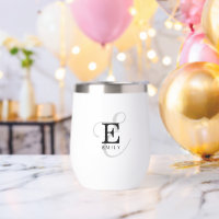 Einzigartiger Stilname und Monogramm-Typografie