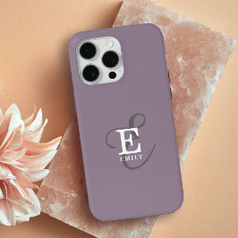 Einzigartiger Stilname und Monogramm-Typografie Li Case-Mate iPhone Hülle