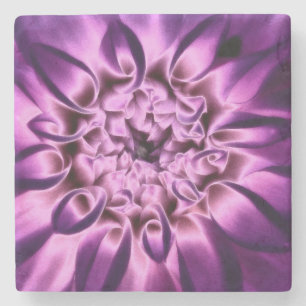 Einzigartiger Untersetzer der Blume in Lila
