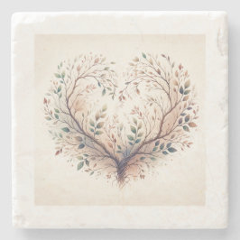 Einzigartiger Untersetzer Herzstein