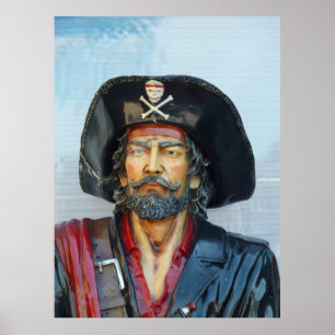 Einzigartiger Vintager Pirate Poster