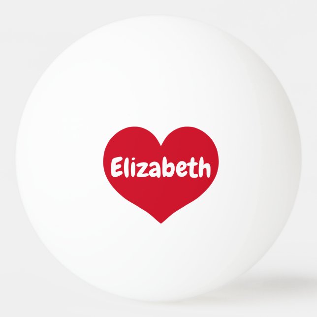 Einzigartiger Vorschlag zur Eheschließung Tischtennisball (Vorderseite)