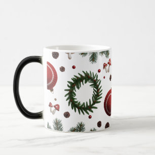 Einzigartiger Waldpilz & Gestrickter Weihnachtssch Verwandlungstasse