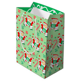Einzigartiger Weihnachtslauf Mittlere Geschenktüte