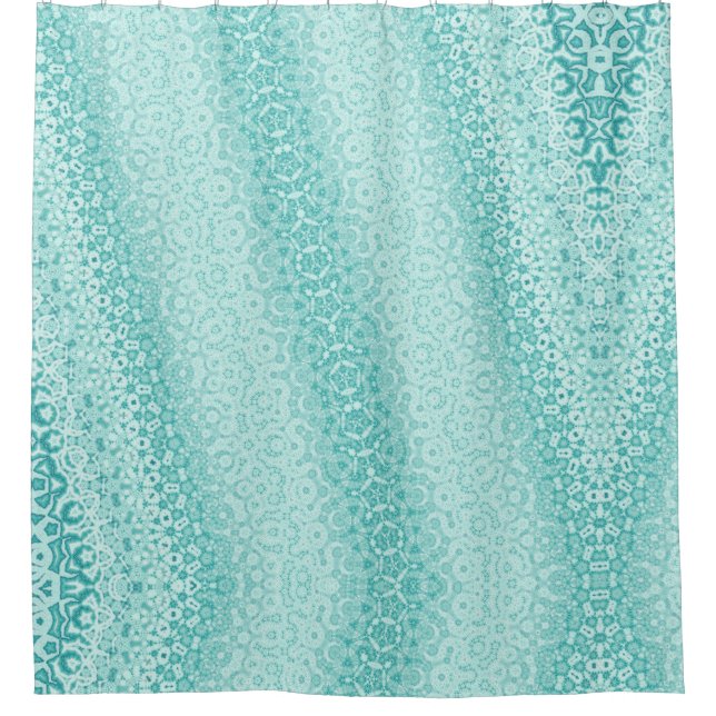 Einzigartiger Wirbler Abstrakter Duschvorhang (Vorderseite)