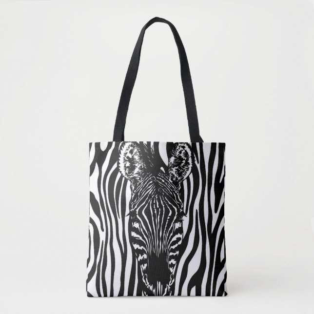 Einzigartiger Zebrakopf bei Zebra Print (Vorderseite)