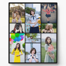 Einzigartiges 9-Foto-Plaque zur Anzeige Ihres best