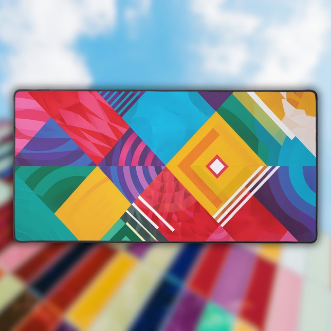 Einzigartiges Abstraktes geometrisches Muster Schreibtischunterlage (Von Creator hochgeladen)
