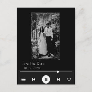 Einzigartiges Albumcover-Musik-Song-Viral-Save-the Postkarte
