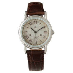 Einzigartiges antikes römische Ziffern-Vintages Armbanduhr