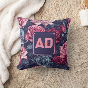 Einzigartiges Artisan Rose Family Kissen