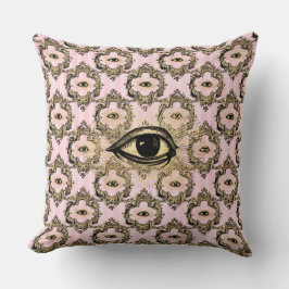 Einzigartiges Auge innerhalb Rahmen Kissen