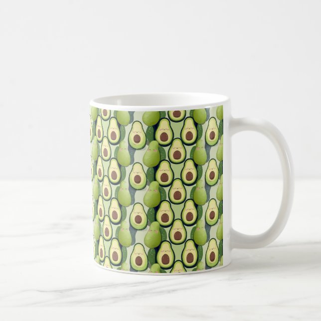 Einzigartiges Avocado Themed Design Kaffeetasse (Rechts)