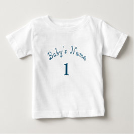 Einzigartiges Baby mit Individuelle Name Nummer Ba T-shirt