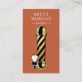 Einzigartiges Barber Pole Barber Business Visitenkarte