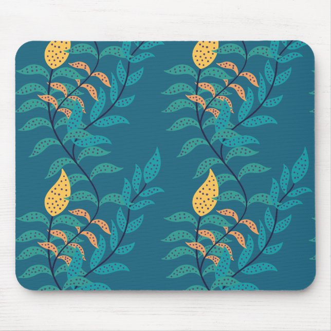 Einzigartiges bläuliches Mauspad-Design Mousepad (Vorne)