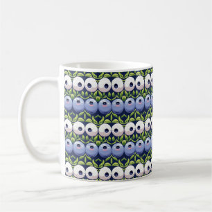 Einzigartiges Blueberry-Design Kaffeetasse