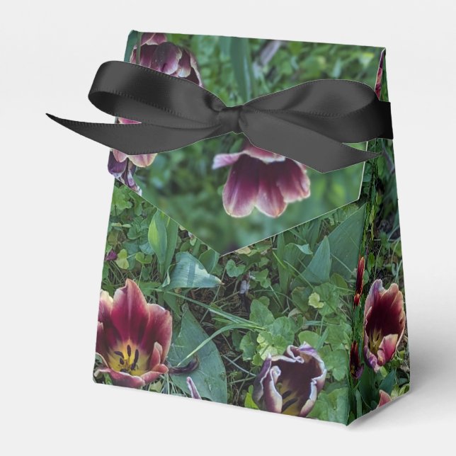 Einzigartiges Blumenfoto Geschenkschachtel (Vorderseite)