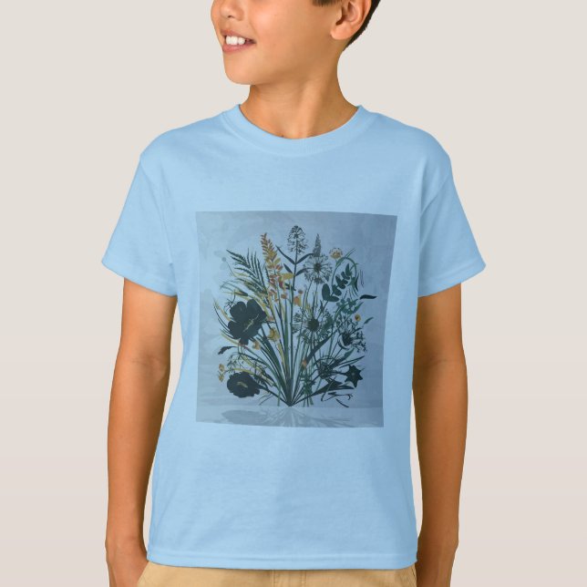 Einzigartiges botanisches Design für Gärtner T-Shirt (Vorderseite)
