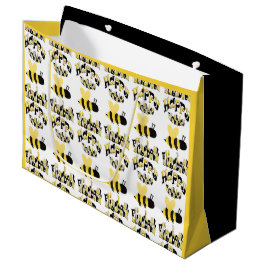 Einzigartiges Bumblebedoodle Personalisiert Zeichn Große Geschenktüte