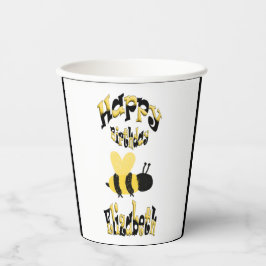 Einzigartiges Bumblebedoodle Personalisiert Zeichn Pappbecher