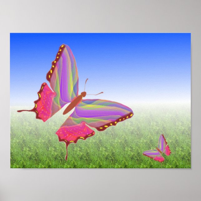Einzigartiges Butterfly Poster (Vorne)
