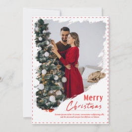 Einzigartiges Couple Foto Frohe Weihnachten