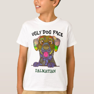 Einzigartiges Dalmatiner-Hundegesicht T-Shirt