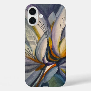 Einzigartiges Design, abstrakte Farben, Blumen iPhone 16 Plus Hülle