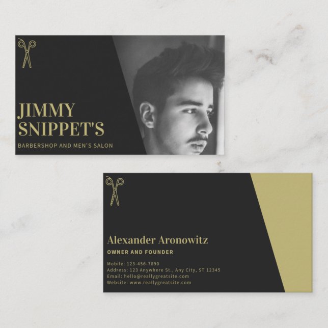 Einzigartiges Design für Telefonnummerkarte (Vorne/Hinten)