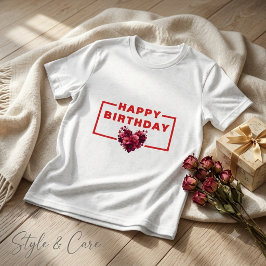 Einzigartiges Design - GLÜCKLICH GEBURTSTAGS T - S Tri-Blend Shirt