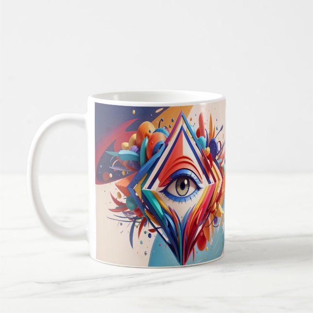Einzigartiges Diverse Vision 1 Kaffeetasse (Links)