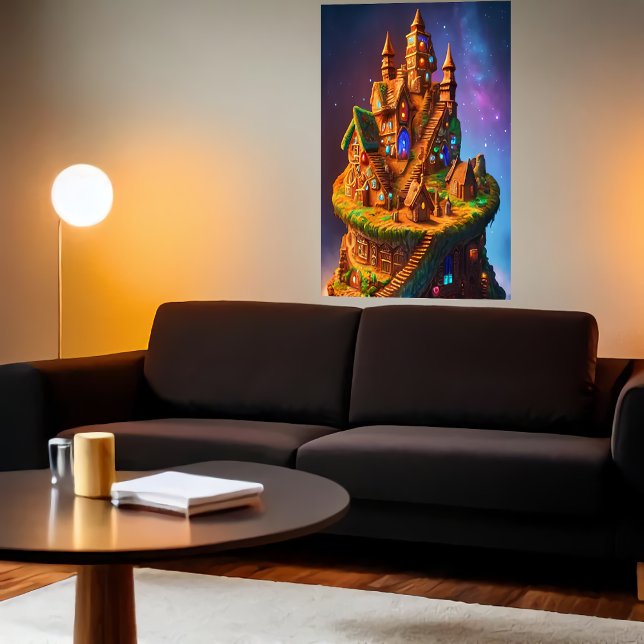 Einzigartiges Dorf Gingerbrot | Art der AI Poster (Von Creator hochgeladen)