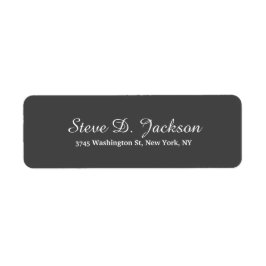 Einzigartiges dunkles Gray Klassisches Skript Krea