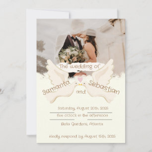 Einzigartiges elegantes Design Einladung