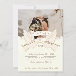 Einzigartiges elegantes Design Einladung