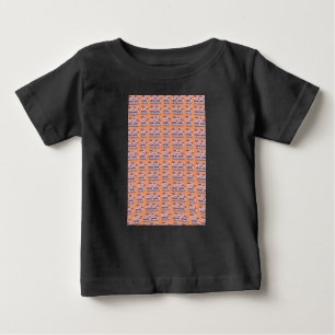Einzigartiges, elegantes Herz-Gemustertes Kunstwer Baby T-shirt