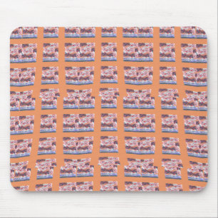 Einzigartiges, elegantes Herz-Gemustertes Kunstwer Mousepad