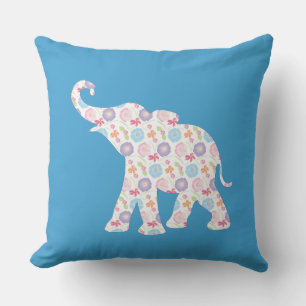 Einzigartiges elegantes Muster Art Graphic Blue Mo Kissen