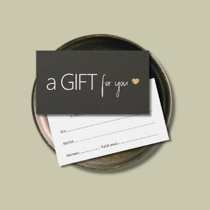 Einzigartiges elegantes Öl Schwarzes Golden Heart