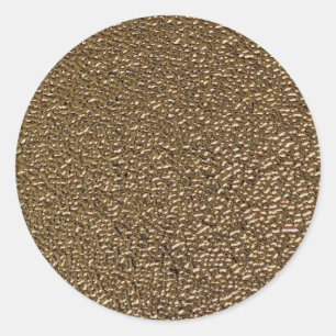Einzigartiges Embossgold Runder Aufkleber