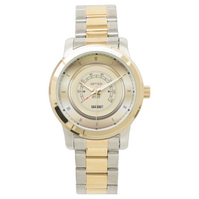 Einzigartiges Fahrzeug-Geschwindigkeitsmesser (KMH Armbanduhr (Vorderseite)