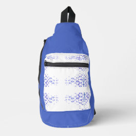 Einzigartiges farbenfrohes Dreiecksmuster und Zita Crossbody Bag