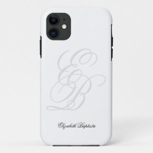 Einzigartiges Flämisches Elegantenmonogramm Case-Mate iPhone Hülle